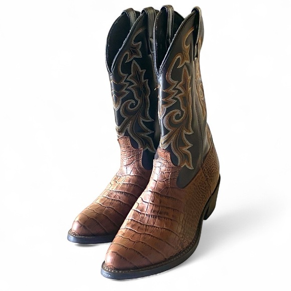 MASTERSON Co. Leather Western Cowboy Boots Men’s Size 10.5D Coastal Cowb… - Picture 6 of 16